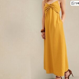 Banana Republic twisted top maxi dress adjustable straps!Excellent Size 6 Tall